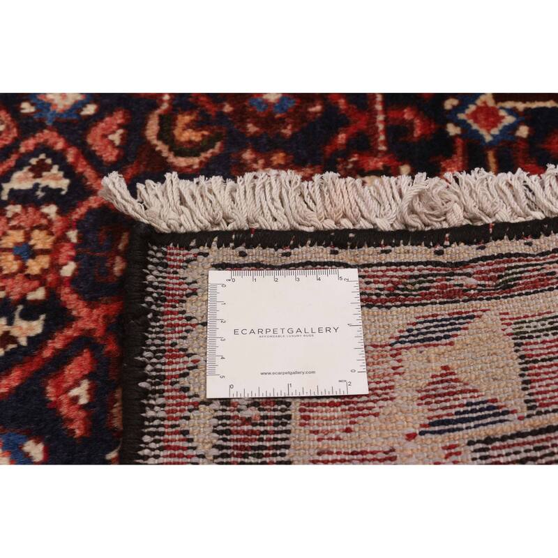 ECARPETGALLERY Hand-knotted Andelz Navy Wool Rug - 2'10 x 13'0