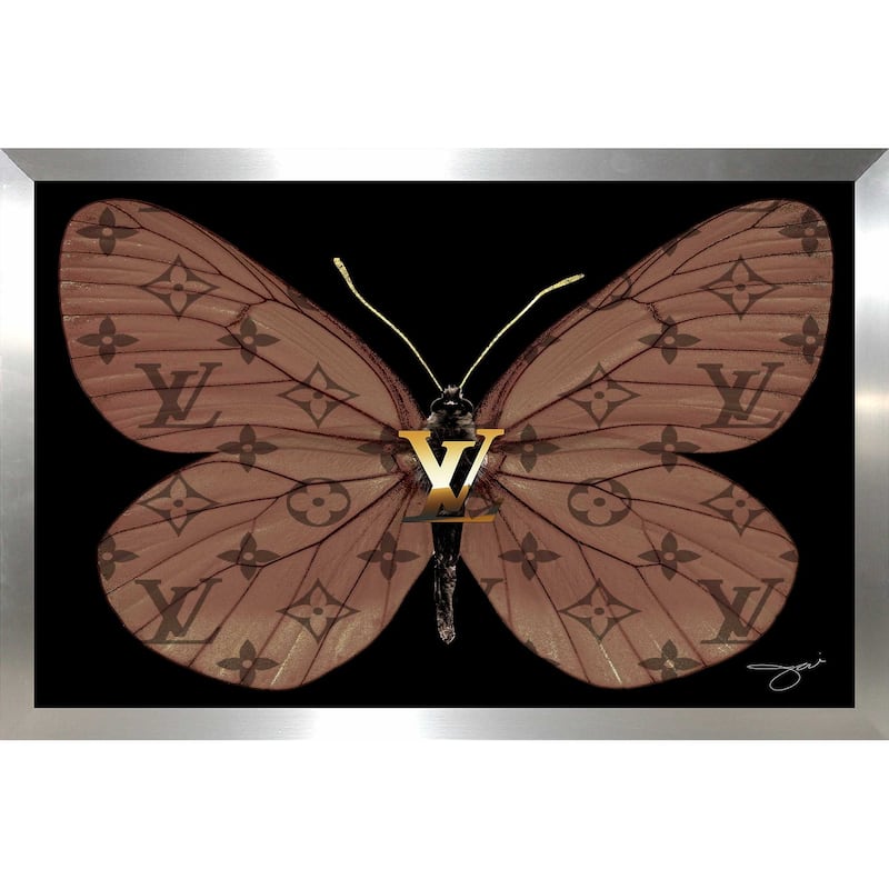 "Louis Vuitton Butterfly" by Jodi Print on Acrylic