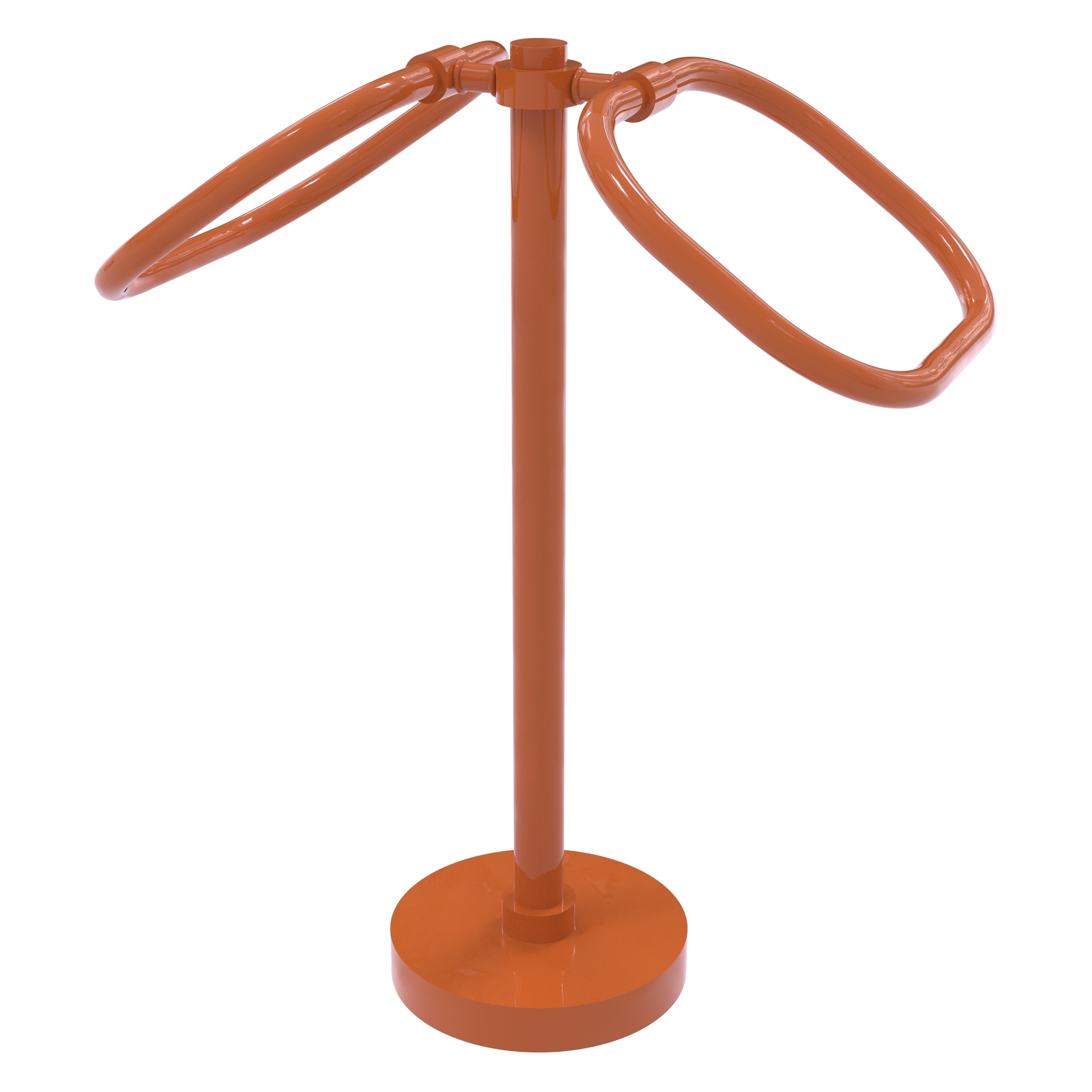 Allied Brass Two Ring Oval Guest Towel Holder