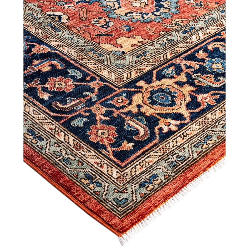 Serapi One-of-a-Kind Hand-Knotted Area Rug - Red - 9' 3" x 11' 10"