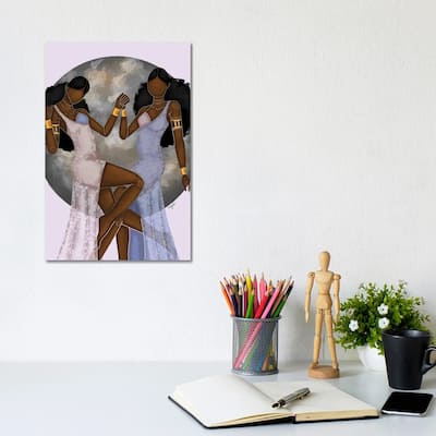 iCanvas "Gemini" by Colored Afros Art Canvas Print