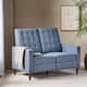 Option Dark Espresso/ Dark Blue/ Fabric
