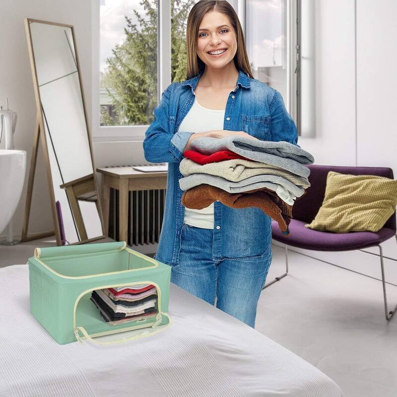 Storage Box With Window Small - 2 Pack