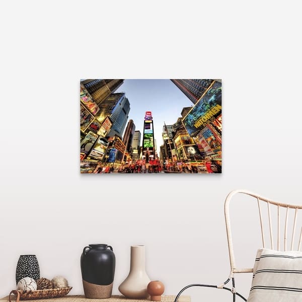 CANVAS OR PRINT WALL ART Colorful Times Square New York