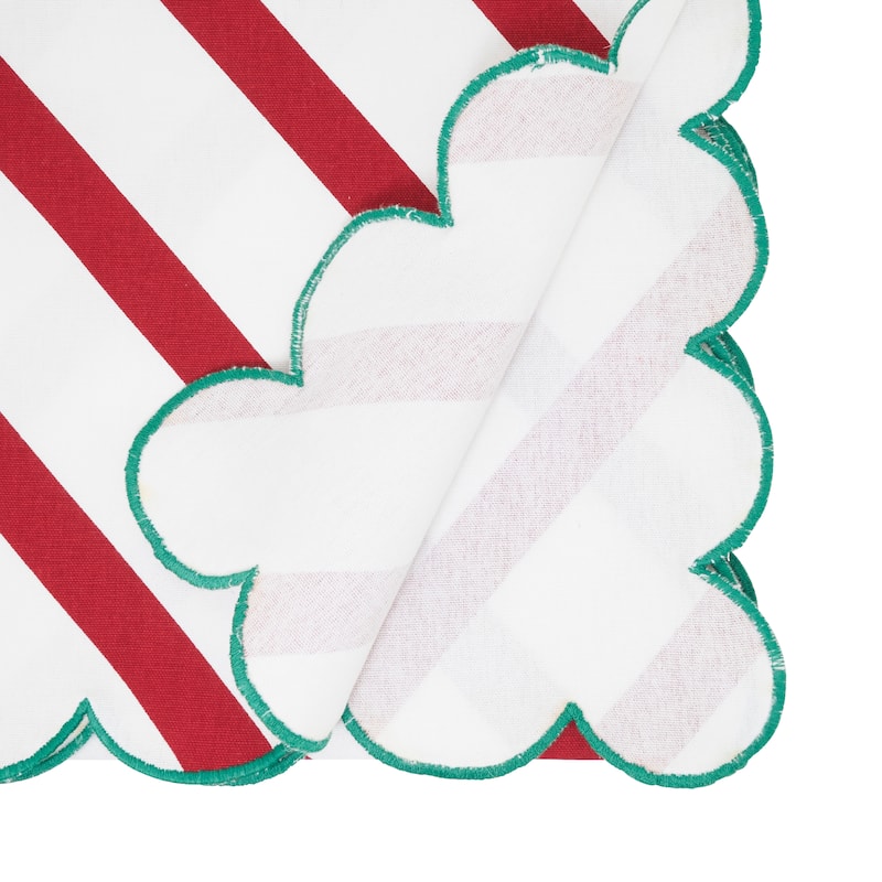 Scalloped Table Runner - 16"x72"