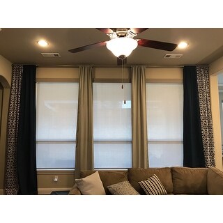 Shop Pinnacle Bold Double Pole 144 To 240 Inch Adjustable