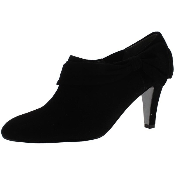 tahari suede booties