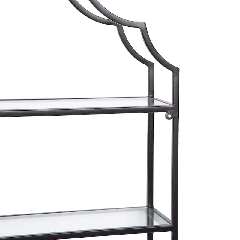 Kate and Laurel Leanna Tiered Wall Shelf