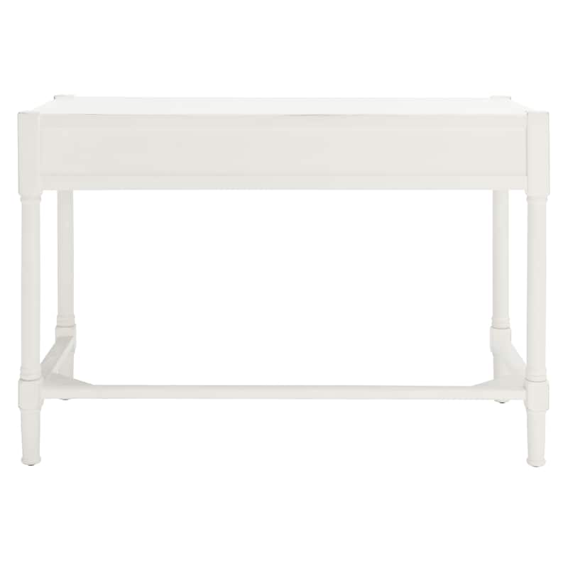 SAFAVIEH Zennure White Washed Grey Writing Desk