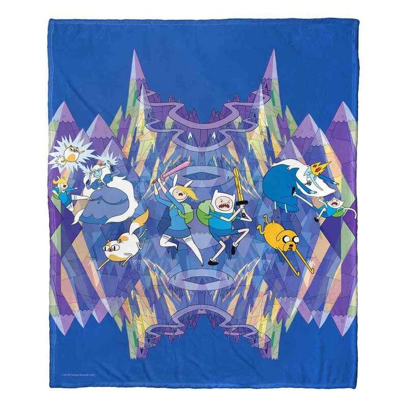 Cartoon Network Adventure Time Silk Touch Throw Blanket