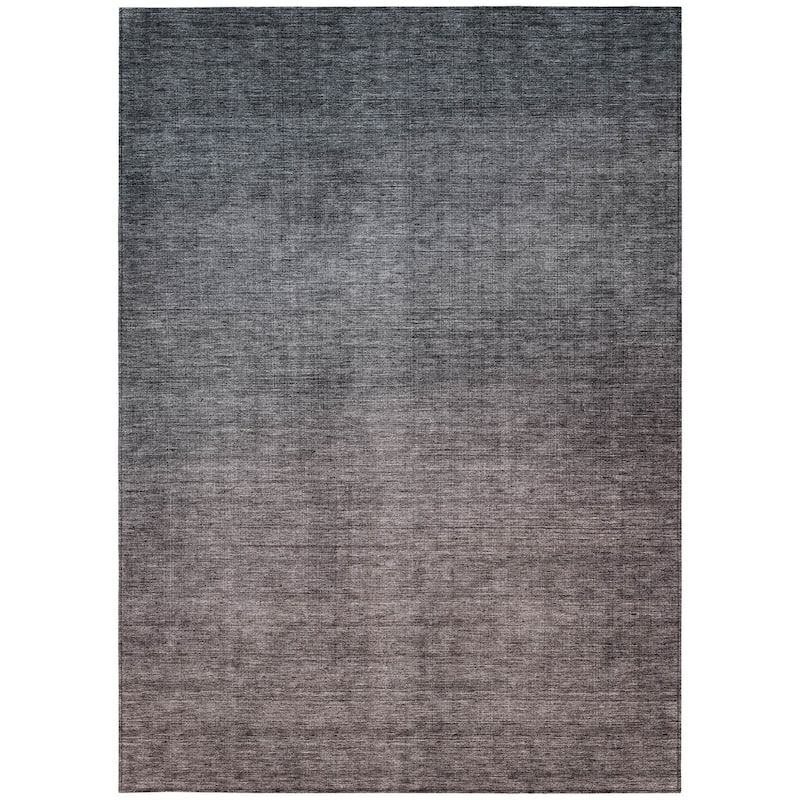 HomeRoots Ombre Transitional Rectangle Outdoor Rug
