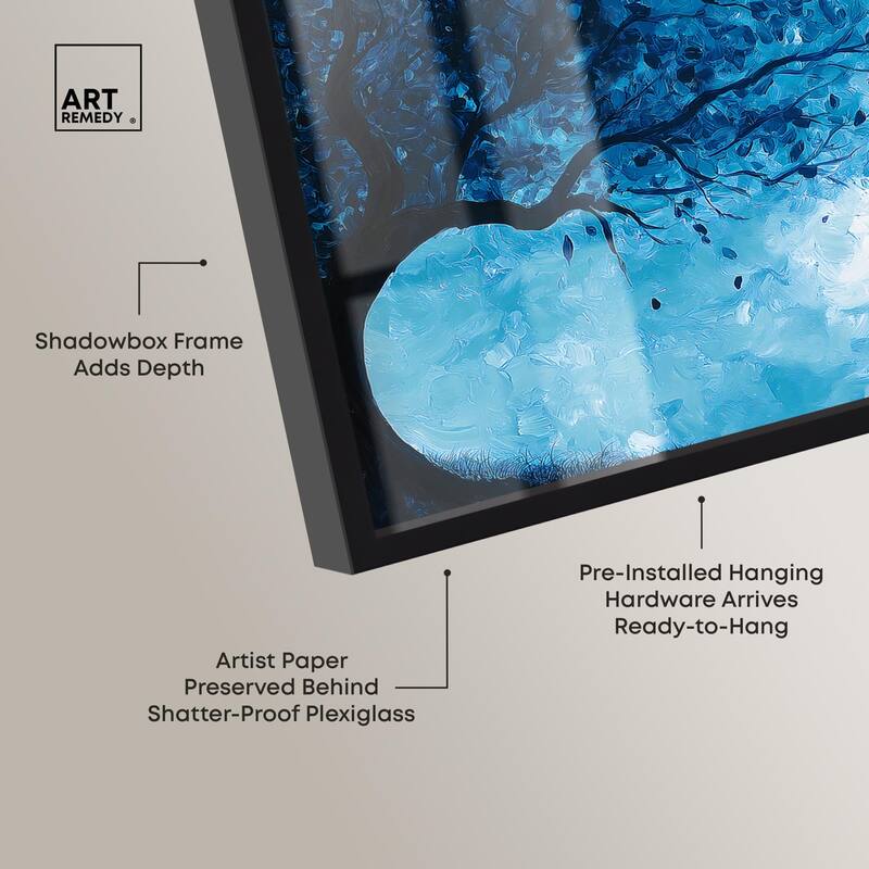 Fire and Ice Tree II Shadowbox by Art Remedy