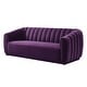 preview thumbnail 30 of 48, Gage 85" Long Velvet Sofa Channel Tufted Arms and Back