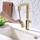 preview thumbnail 16 of 19, 17-1/4"H Kitchen Sink Faucets with Pull Down Sprayer, Kitchen Faucet for Sink