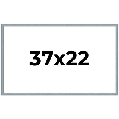 37x22 Frame Rustic Sky Blue Solid Wood Picture Frame | 0.75 Inch