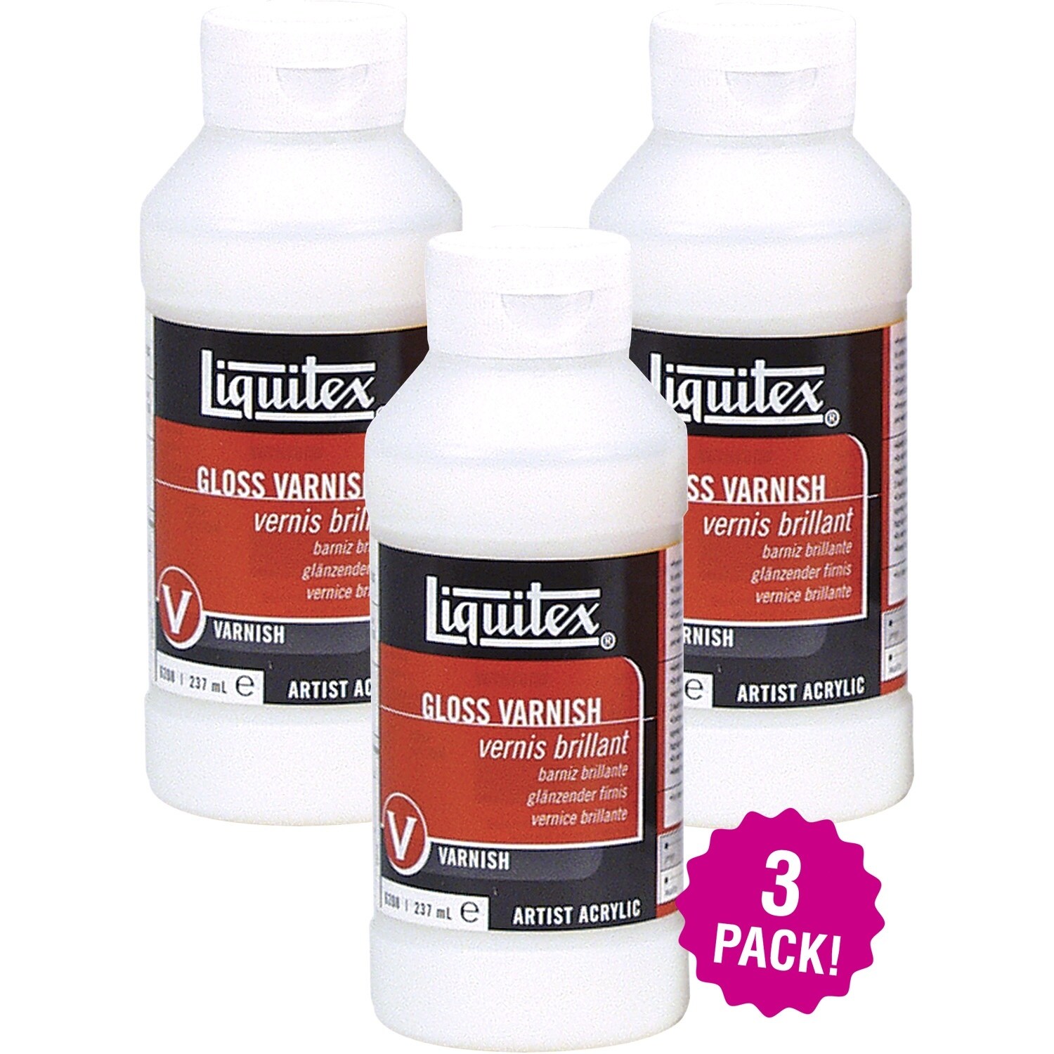 Shop Liquitex Gloss Acrylic Varnish 3 Pkg Overstock 28791865