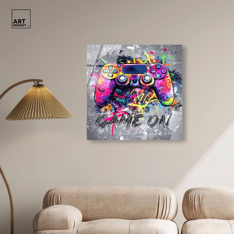 Game On Acrylic by Art Remedy, Ready to Hang