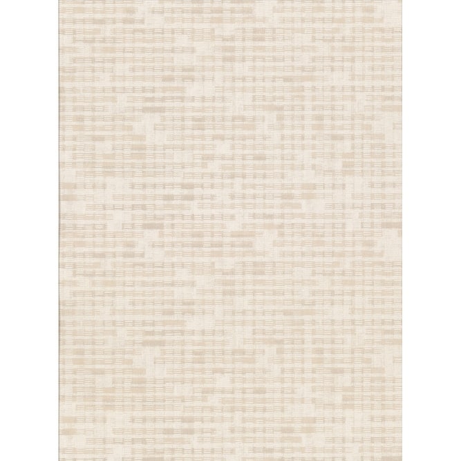 Brewster Clarice Beige Distressed Faux Linen Wallpaper - 21in x 396in x 0.025in