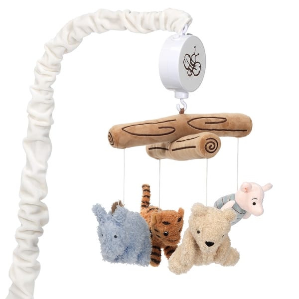 slide 2 of 5, Lambs & Ivy Disney Baby Storytime Pooh Musical Baby Crib Mobile Soother Toy