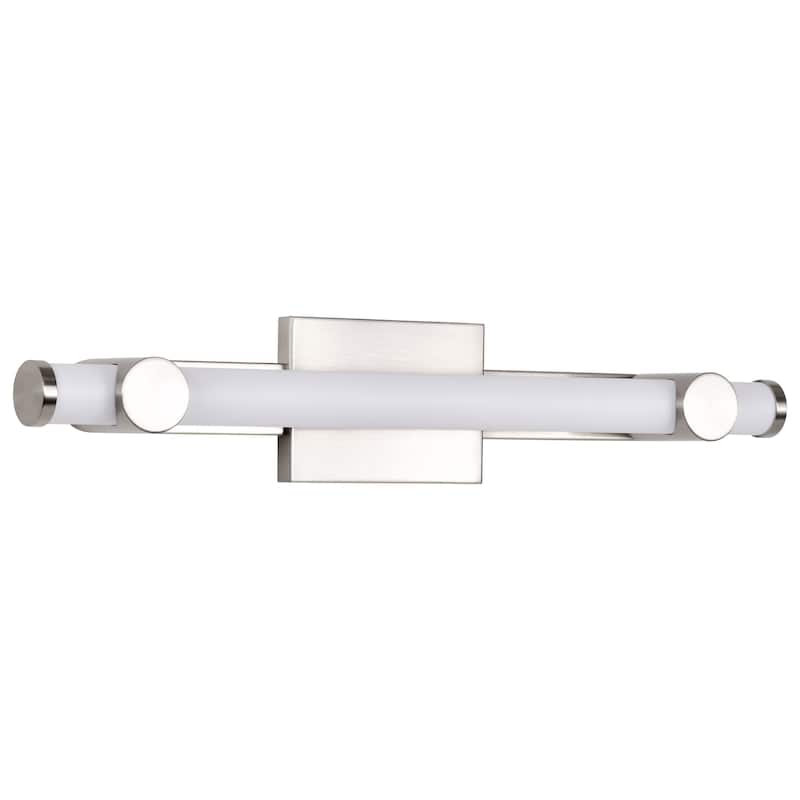Bowman 24 Inch LED Vanity Brushed Nickel Acrylic Lens - Brushed Nickel