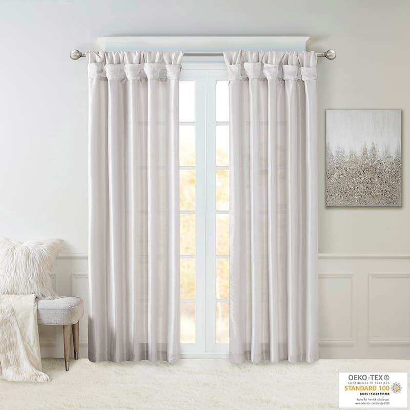 Twist Tab Window Curtain Panel