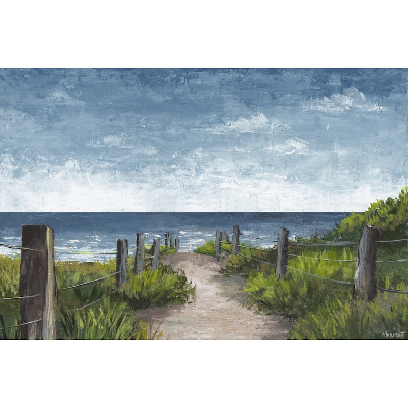 'Ocean Lover' Painting Print on Wrapped Canvas