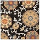 preview thumbnail 77 of 85, SAFAVIEH Handmade Blossom Nelia Modern Floral Wool Rug 4' Square - Charcoal/Multi