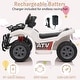 preview thumbnail 5 of 4, Ride on Toy Car for Toddlers w/1.8 Mph Speed White