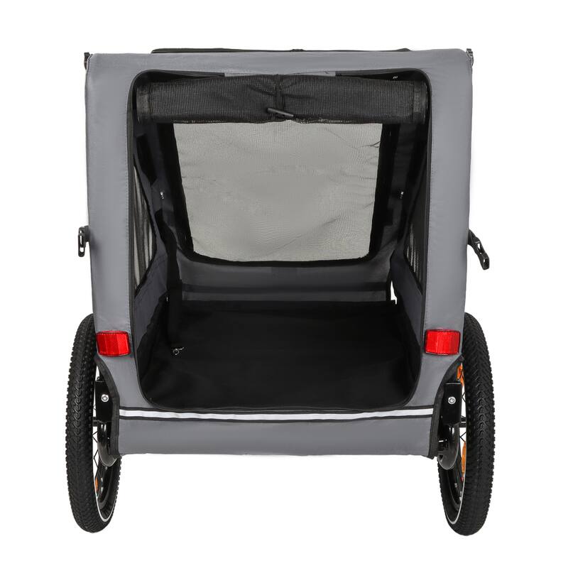 Pet Bike Trailer Dog Cart for Bicycle,Suitable for Small and Medium Pets, Easy Folding Cart Frame, Non-Slip Floor