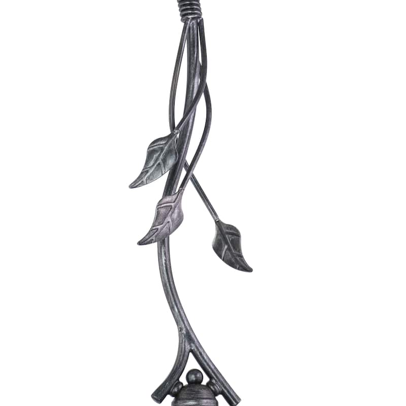Vine Black Rustic Mini Pendant Ceiling Light - 7.5-in W x 22-in H x 7.5-in D