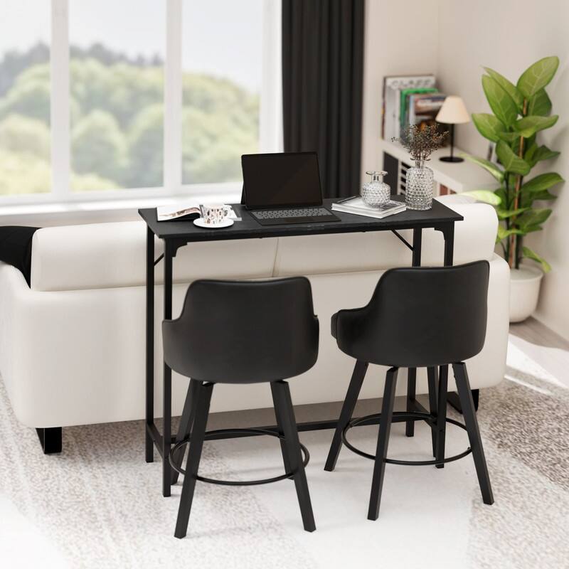 43'' Counter Height Bar Table Rectangular Pub Table Sofa Table - N/A