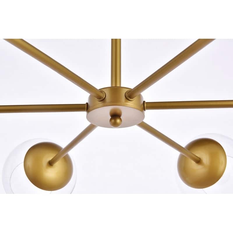 Brooke 30 inch Pendant with Clear Shade - N/A