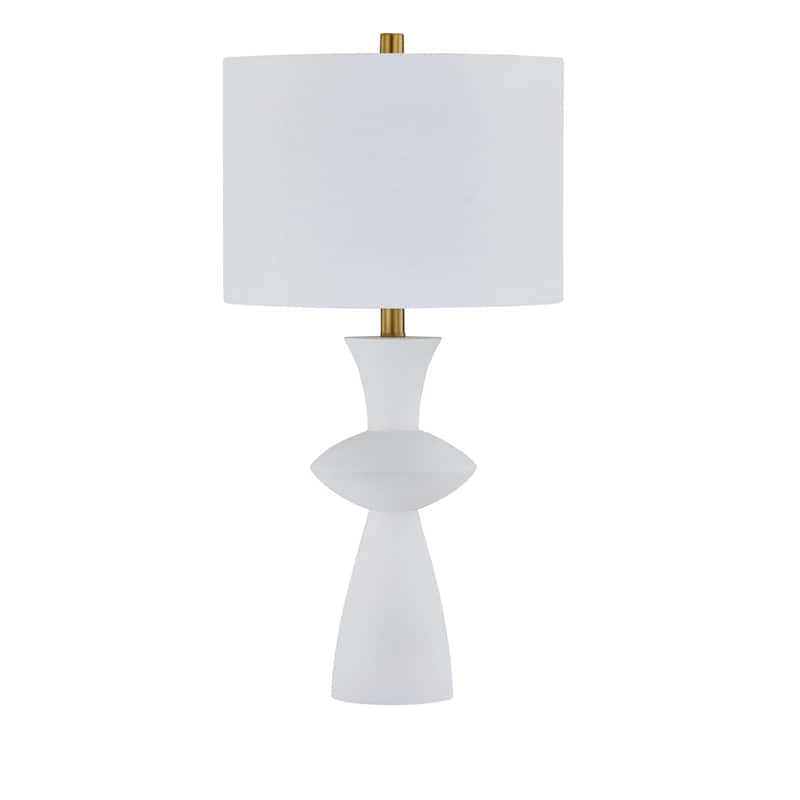 Jayden 27" Table Lamp with Linen Shade, White (Set of 2)