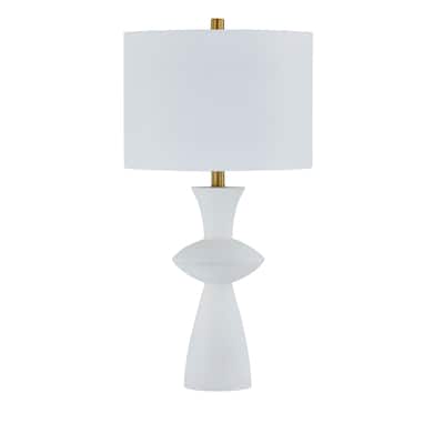 Jayden 27" Table Lamp with Linen Shade, White (Set of 2)