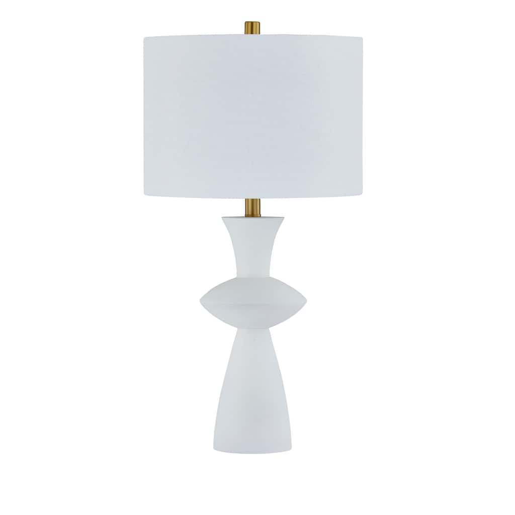 Jayden 27" Table Lamp with Linen Shade, White (Set of 2)