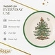 preview thumbnail 8 of 7, Spode Set of 4 Christmas Tree Salad Plates - 8 in