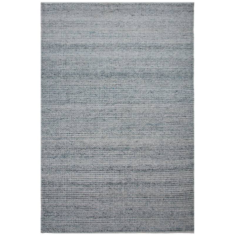 Alora Decor Dusk Contemporary Polyester Area Rug - Blue/Ivory - 8'9 x 11'9