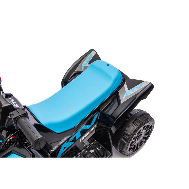 Black Blue Off-Road Toy Car Battery Powered Electric Car Electric Vehicle Ride On ATV with Ergonomic Seat