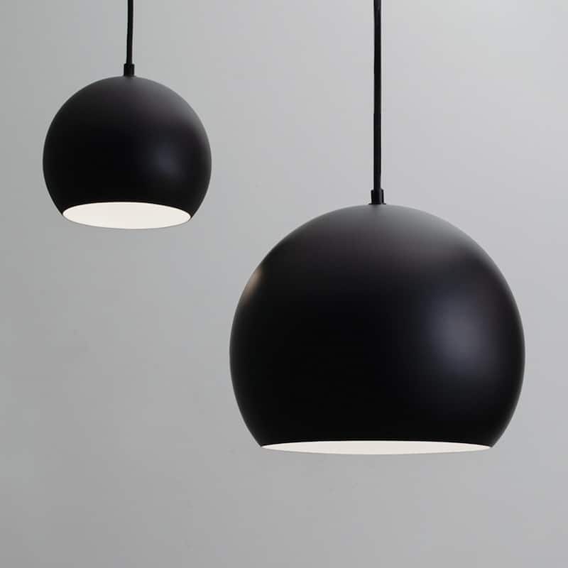 Carson Carrington Tiggeby 12-inch Black Pendant