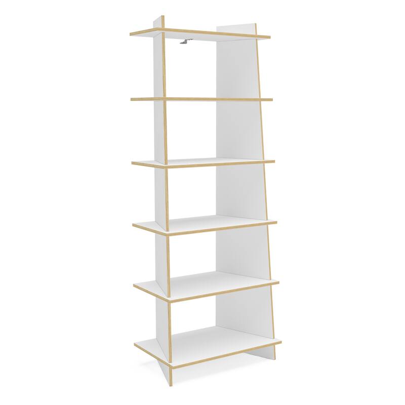 EcoFriendly Jade 6 Shelf Open Bookcase