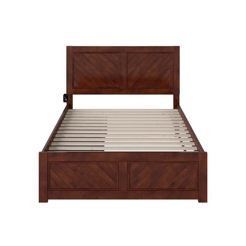 Canyon Platform Bed with Matching Footboard & Storage Drawers