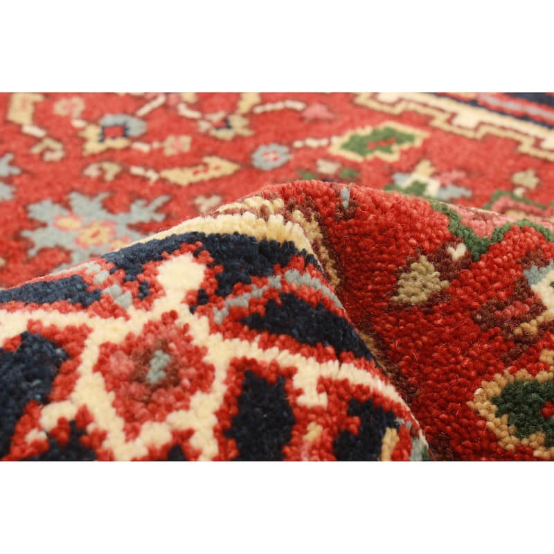ECARPETGALLERY Hand-knotted Serapi Heritage Red Wool Rug - 2'7 x 24'1