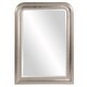 preview thumbnail 2 of 8, Allan Andrews Arched Metallic Wood Framed Sterling Wall Mirror
