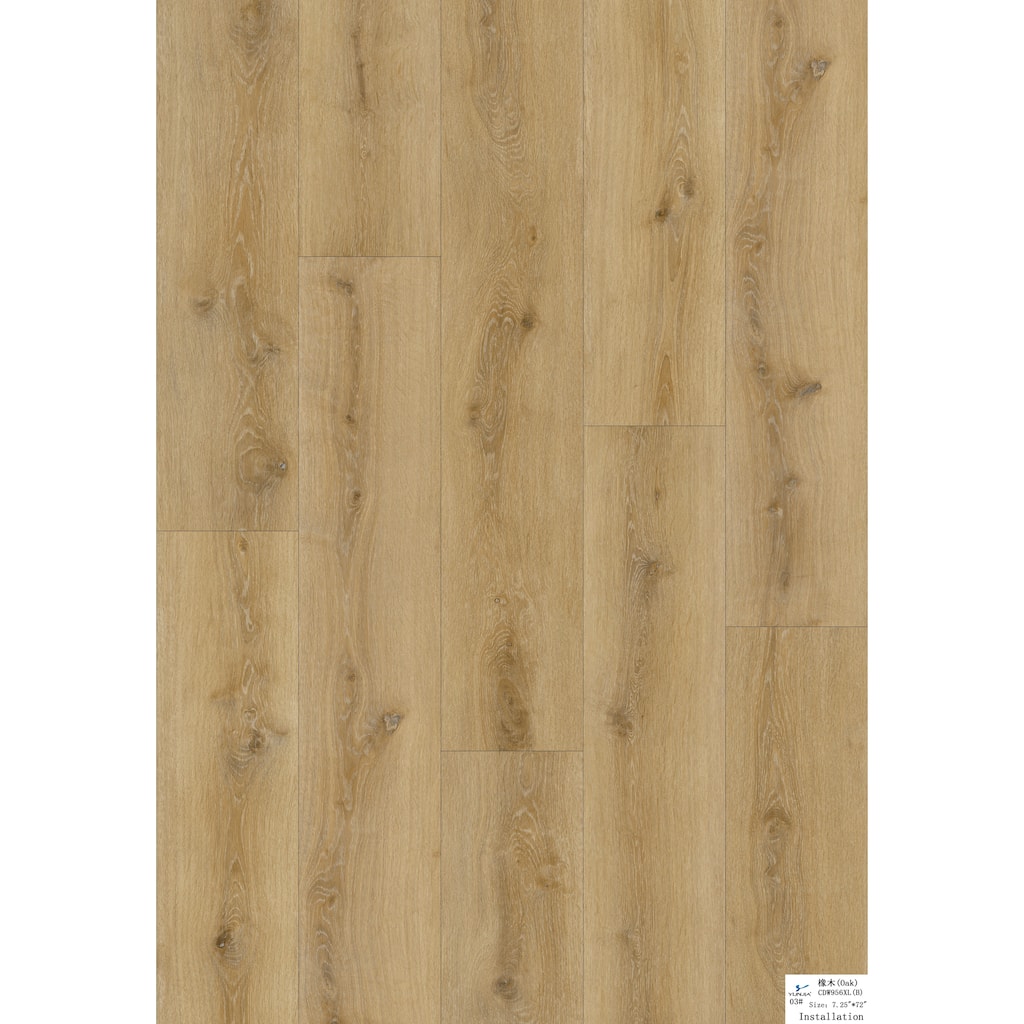 GOLDEN STATE FLOORS Nucore Longboard Collection - 8mm T x 9"W x 60"L WPC Vinyl Flooring (37.50sqft/box)