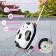 preview thumbnail 7 of 17, 16 Inch Kids Rolling Luggage with 2 Flashing Wheels and Telescoping Handle - 13" x 9" x 18" (L x W x H)