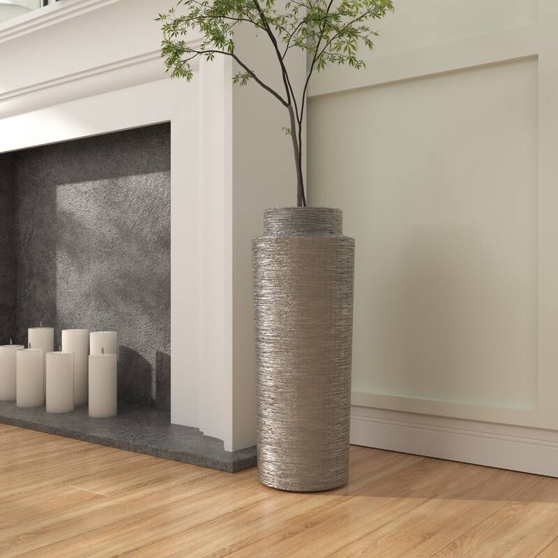 Acroma 12.9" Ceramic Floor Vase 2-set Decoration For Home Office Decor.