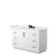 Option White, Black Trim, White Quartz Top