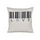 preview thumbnail 28 of 89, Oussum Home Decor Cotton Cushion Cover with Zippered Digital Print Pillowcase Single Square for Couch Bed Pillow Case (16"x16")