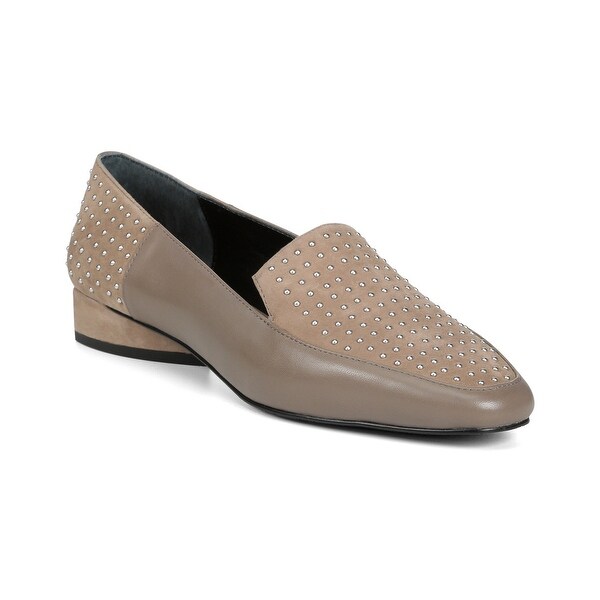 donald pliner suede loafer