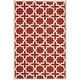 preview thumbnail 151 of 183, SAFAVIEH Handmade Cambridge Trudie Geometric Wool Rug 5' x 8' - Rust/Ivory - Rectangle